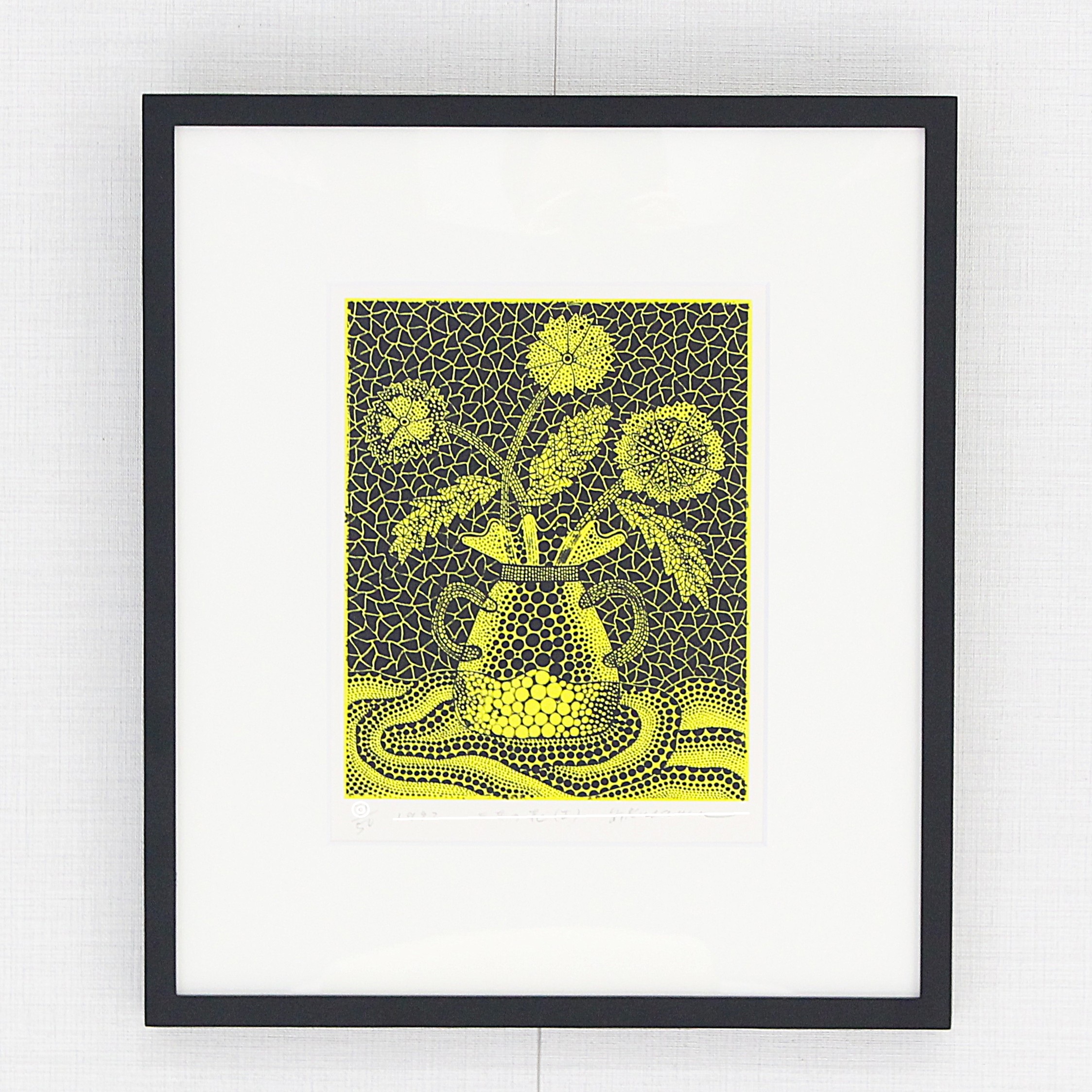 草間彌生 「三本の花(Ⅰ)」 - ARToRIDe アートライド