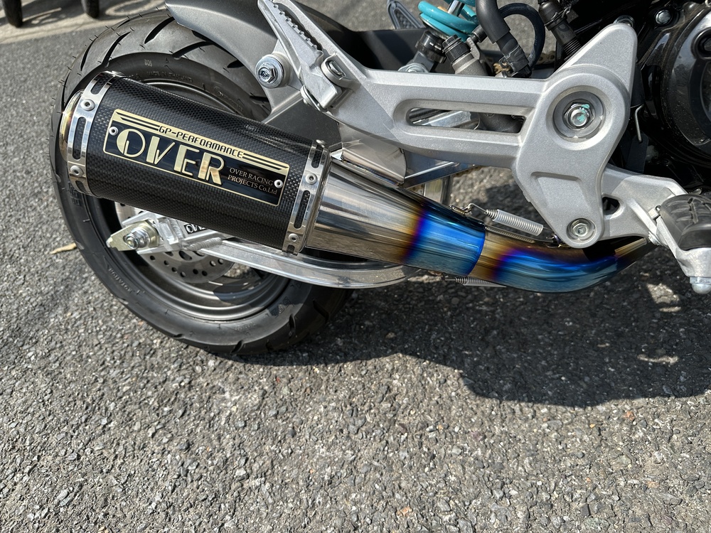 HONDA グロム OVER GP-PERFORMANCEマフラー交換（千葉県松戸市・柏市