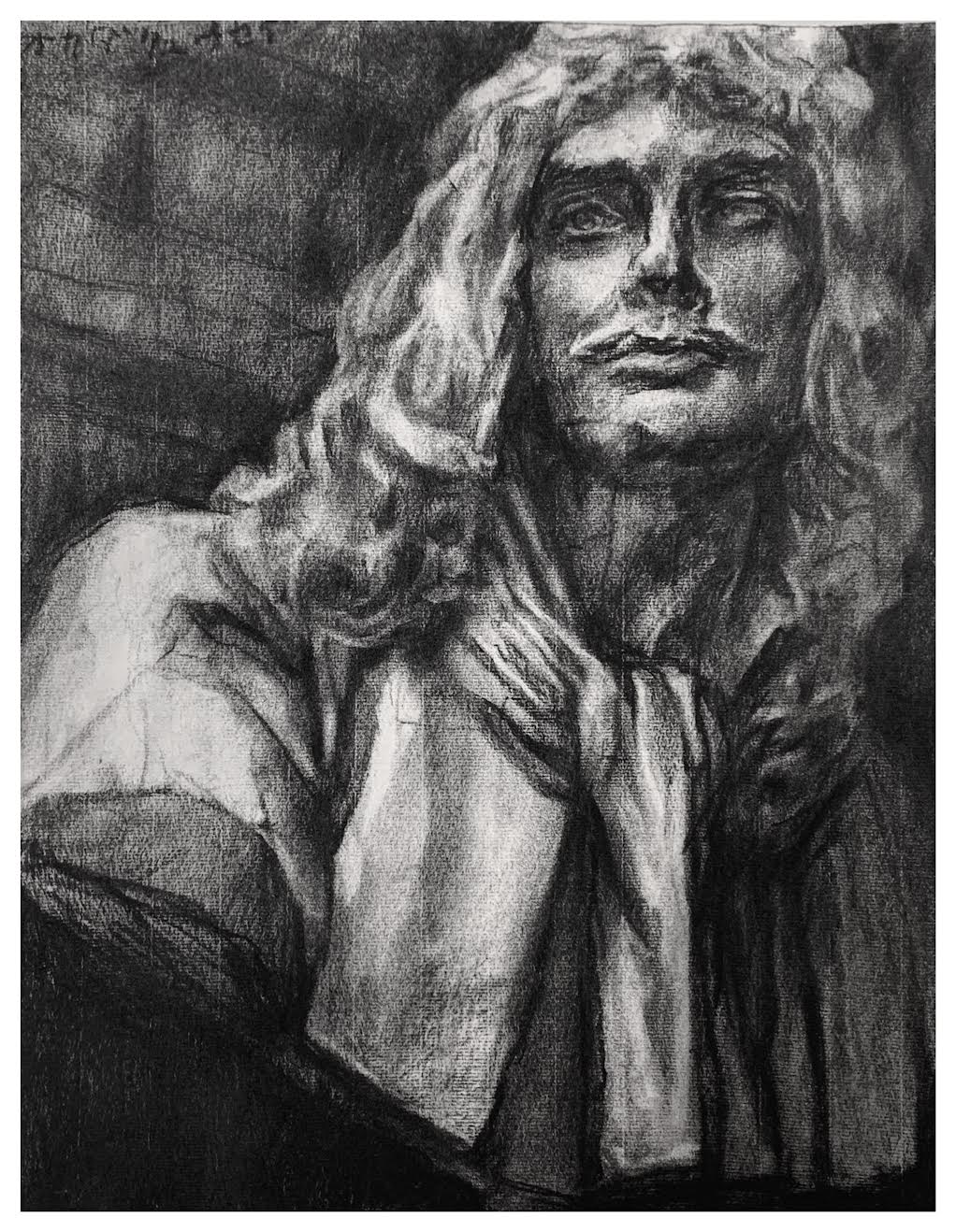 絵画クラス3月の制作・木炭デッサン