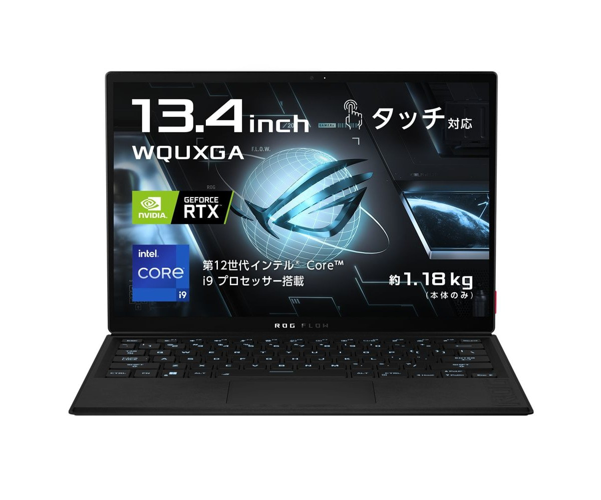 ROG Flow Z13 GZ301」ASUSのWin11搭載の13.4型着脱式ゲーミング2in1