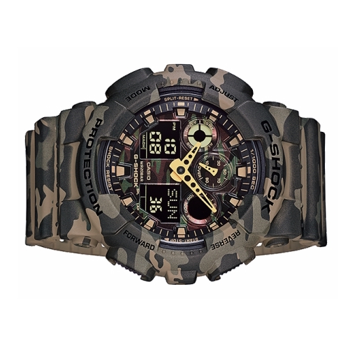 1円☆新品☆G-SHOCK-GA-100-CM5迷彩カモフラージュ迷彩 GA-100CF-1A9JF