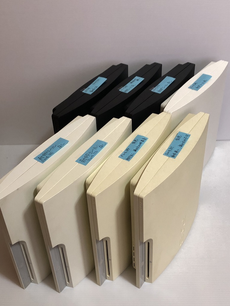 PS3本体 ジャンク 8台 動作品あり 3000A×7台 3000B×1台 修理・部品取り