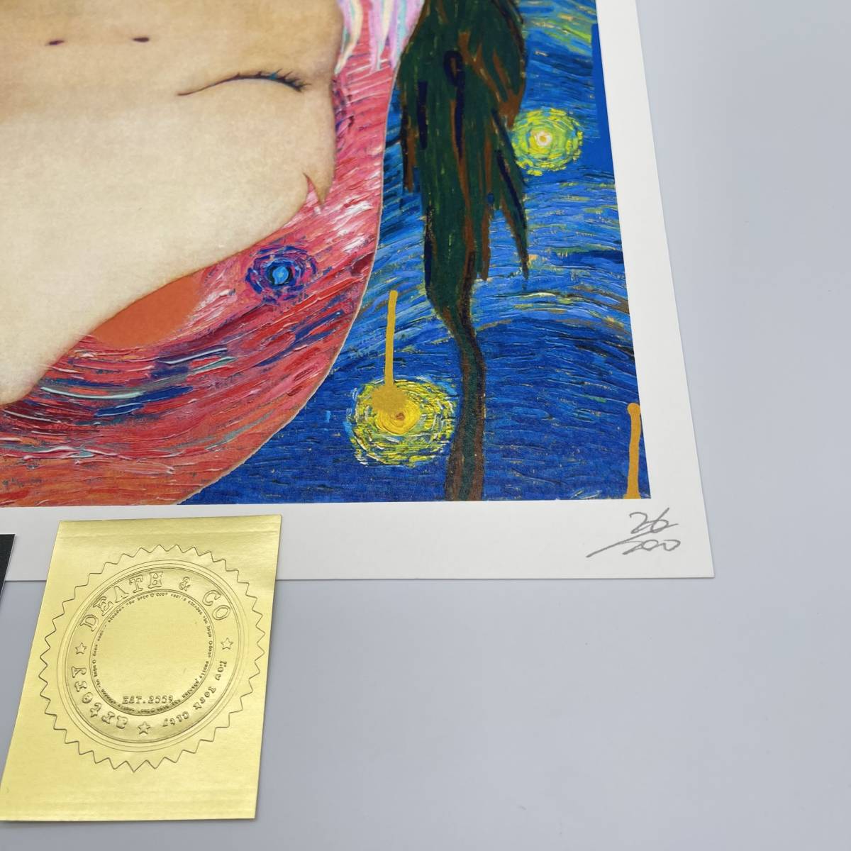 DEATH NYC 世界限定100枚 アートポスター 奈良美智 NARA YOSHITOMO