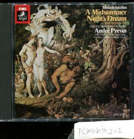 アンドレ・プレヴィン/メンデルスゾーン 真夏の夜の夢 東芝EMI初期盤