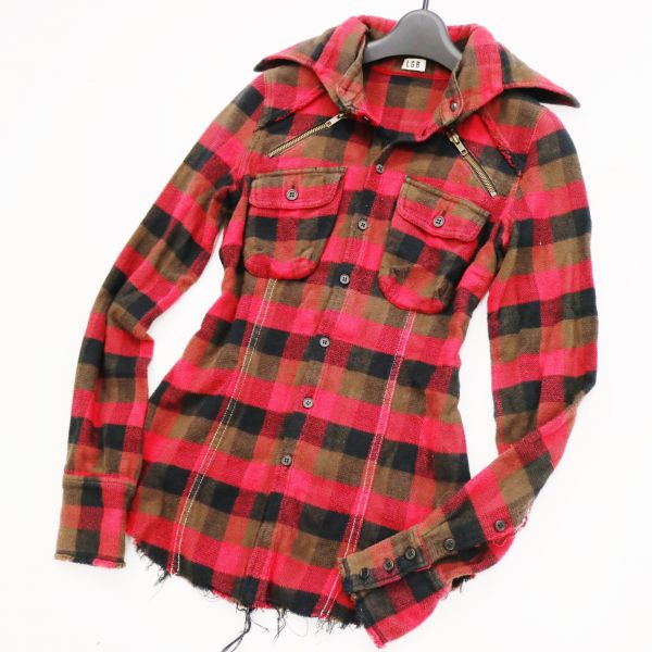 LGB チェックシャツ L.G.B. チェックシャツ グラデーションチェック