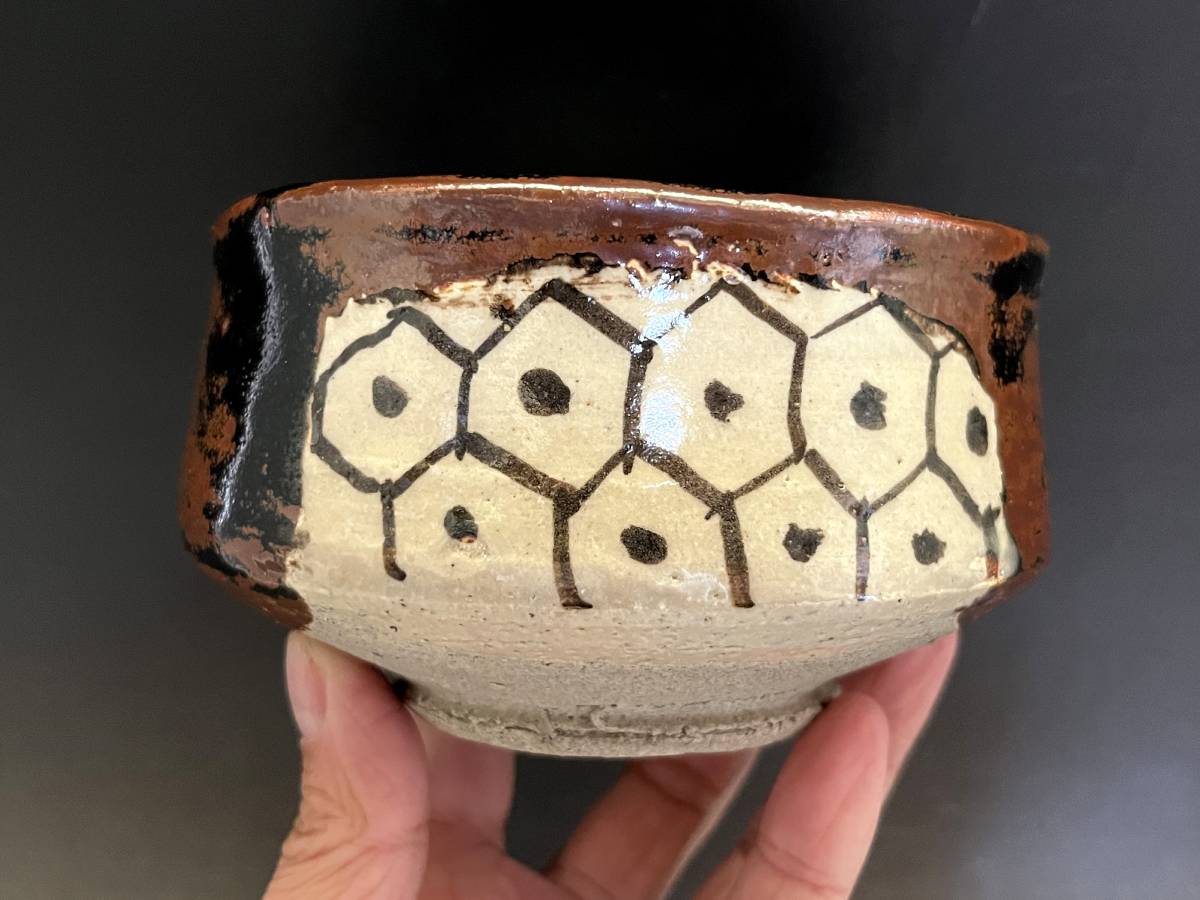 Yahoo!オークション - 茶碗 魯山人先生作 絵瀬戸茶碗 黒田陶々庵極箱