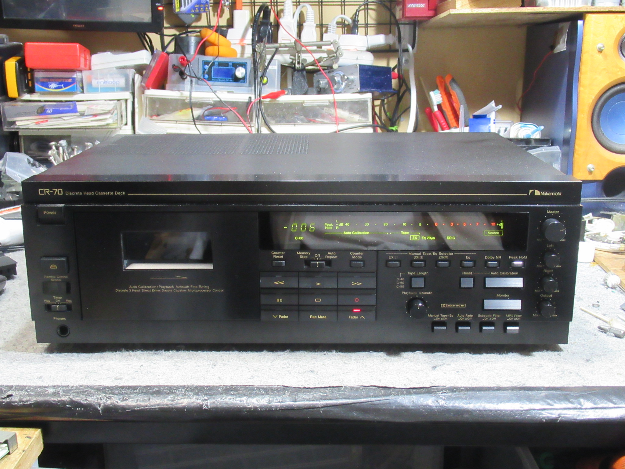 Nakamichi CR-70 原因不明の動作不良 – Audiolife － Enjoy your audio