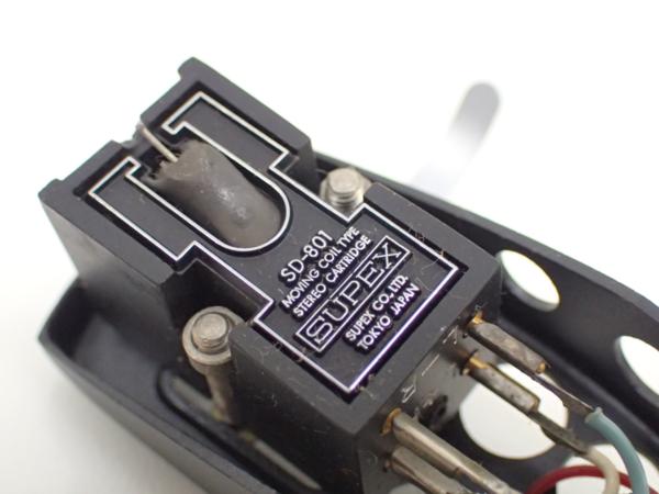 高額買取実施中!!】SUPEX スペックス MCカートリッジ SD-801 ＋ ヘッド