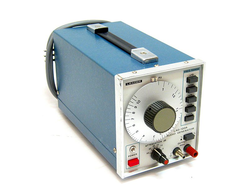Leader LAG-120B, 오디오 시그널 제너레이터 - 빈티지 오디오 콘텐츠와