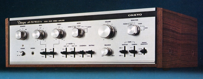 Specifications of ONKYO INTEGRa A-755mkII/70 Onkyo / Onkyo