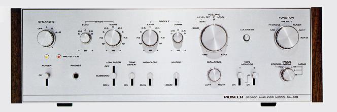 Pioneer of Pioneer SA-810 specifications