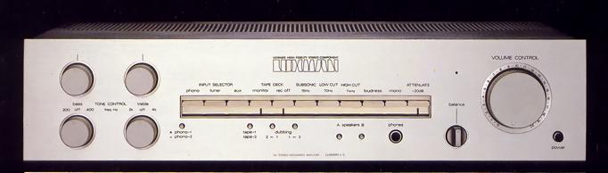 LUXMAN L-5/L-5Bの仕様 ラックスマン