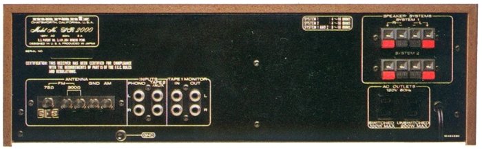 Marantz SR2000の仕様 マランツ