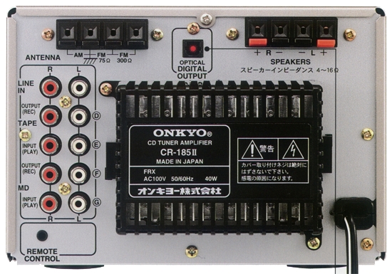 ONKYO CR-185II(CR-185M2)の仕様 オンキヨー/オンキョー