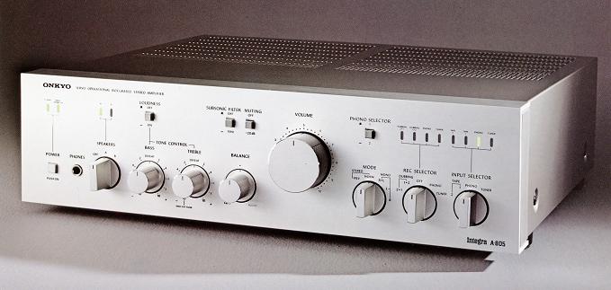 ONKYO Integra A-805の仕様 オンキヨー/オンキョー