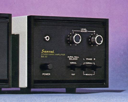 SANSUI BA-60の仕様 サンスイ