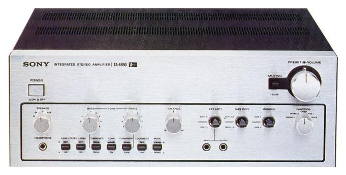 SONY TA-4650の仕様 ソニー