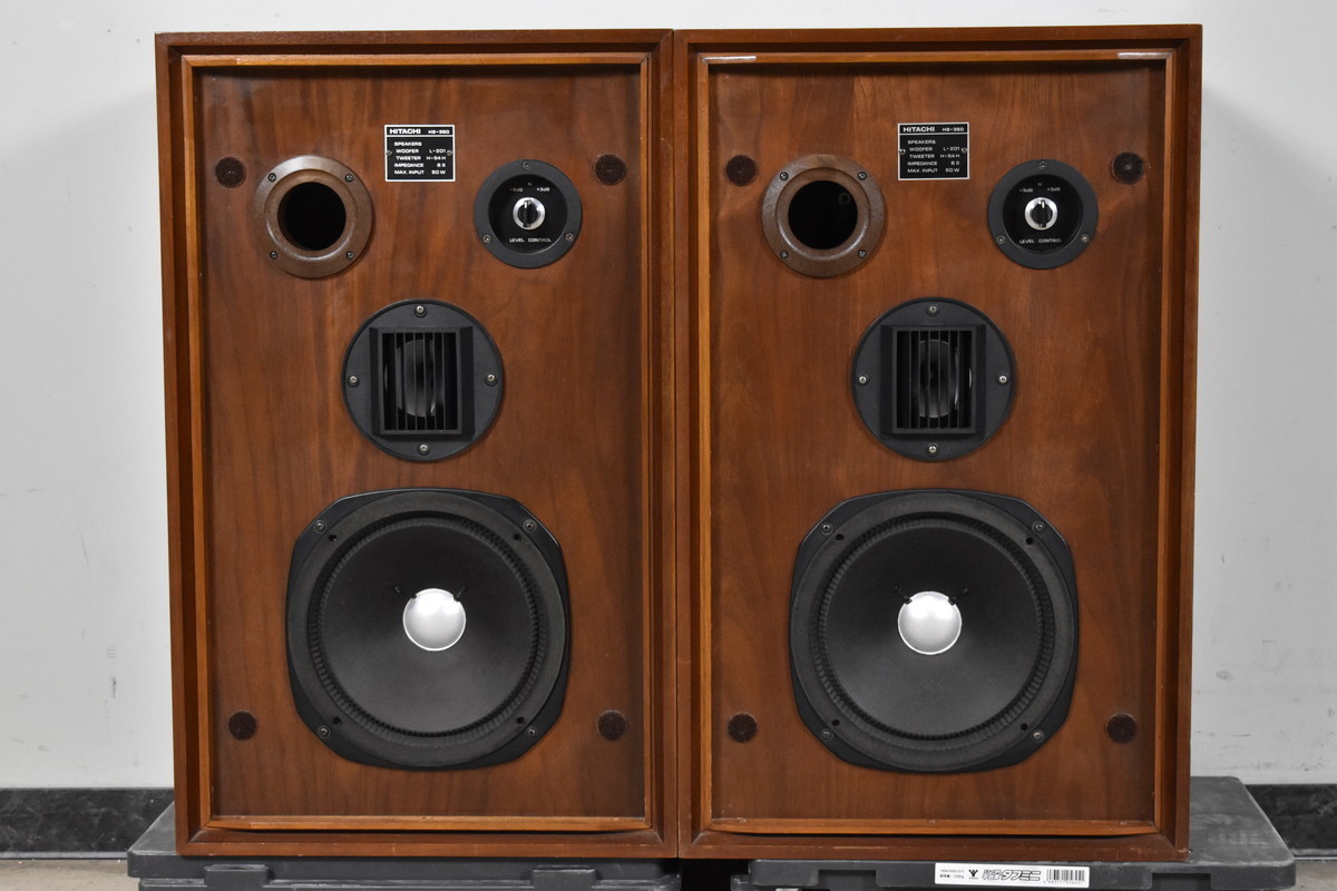 HITACHI 日立 Lo-D 2WAY スピーカ- HS-500 動作品 手渡し歓迎 HS-500 Lo-D