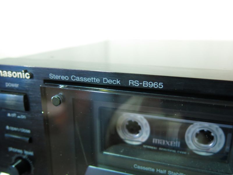 中古品：Panasonic カセットデッキ RS-B965 | オーディオサミット