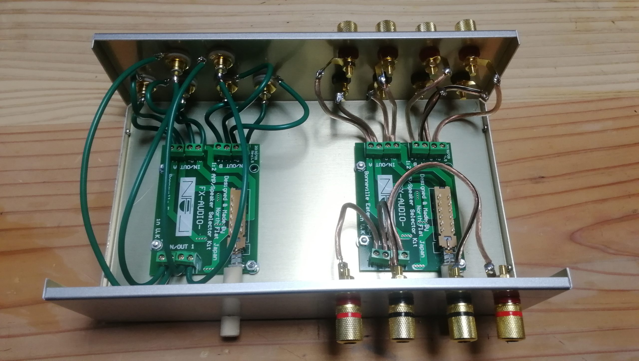 自作でスピーカーセレクター、ラインセレクターをつくってみた。その1