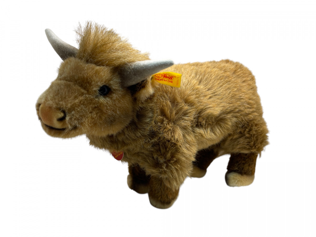 Steiff Animal 2630/32 Scottish Highland Cow 32cm. Excellent
