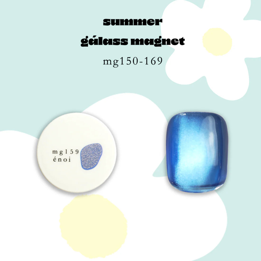 énoi summer gálass (glass) Magnet Gel Collection - full 20pc set/indiv