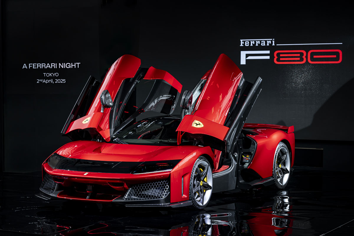 フェラーリ F-1日本GPに合わせて限定799台の「F80」を日本初披露 価格