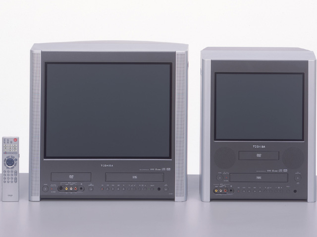 東芝、DVDプレーヤーとVHSデッキ一体型テレビ