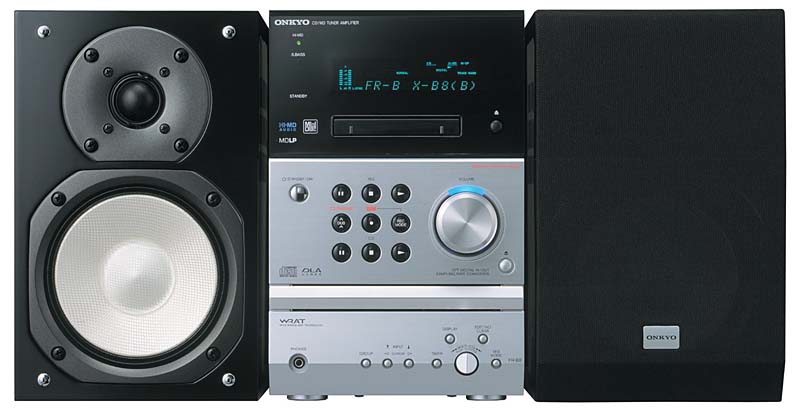 オンキヨー、Hi-MD対応のMD/CDミニコンポ