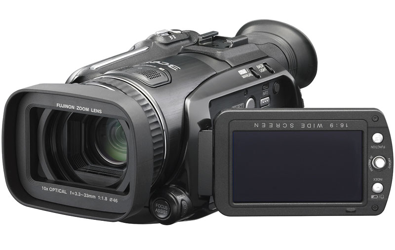 Victor、フルHD MPEG-2記録のHDDムービーカメラ