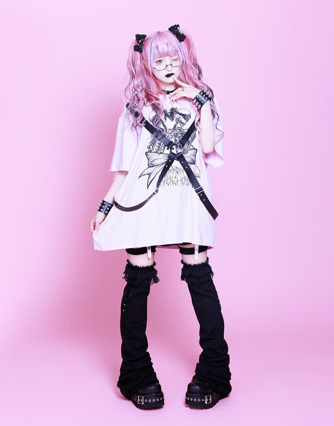 lace ruffle studs leg warmer – AVENCHUMU （アバンチュウム）