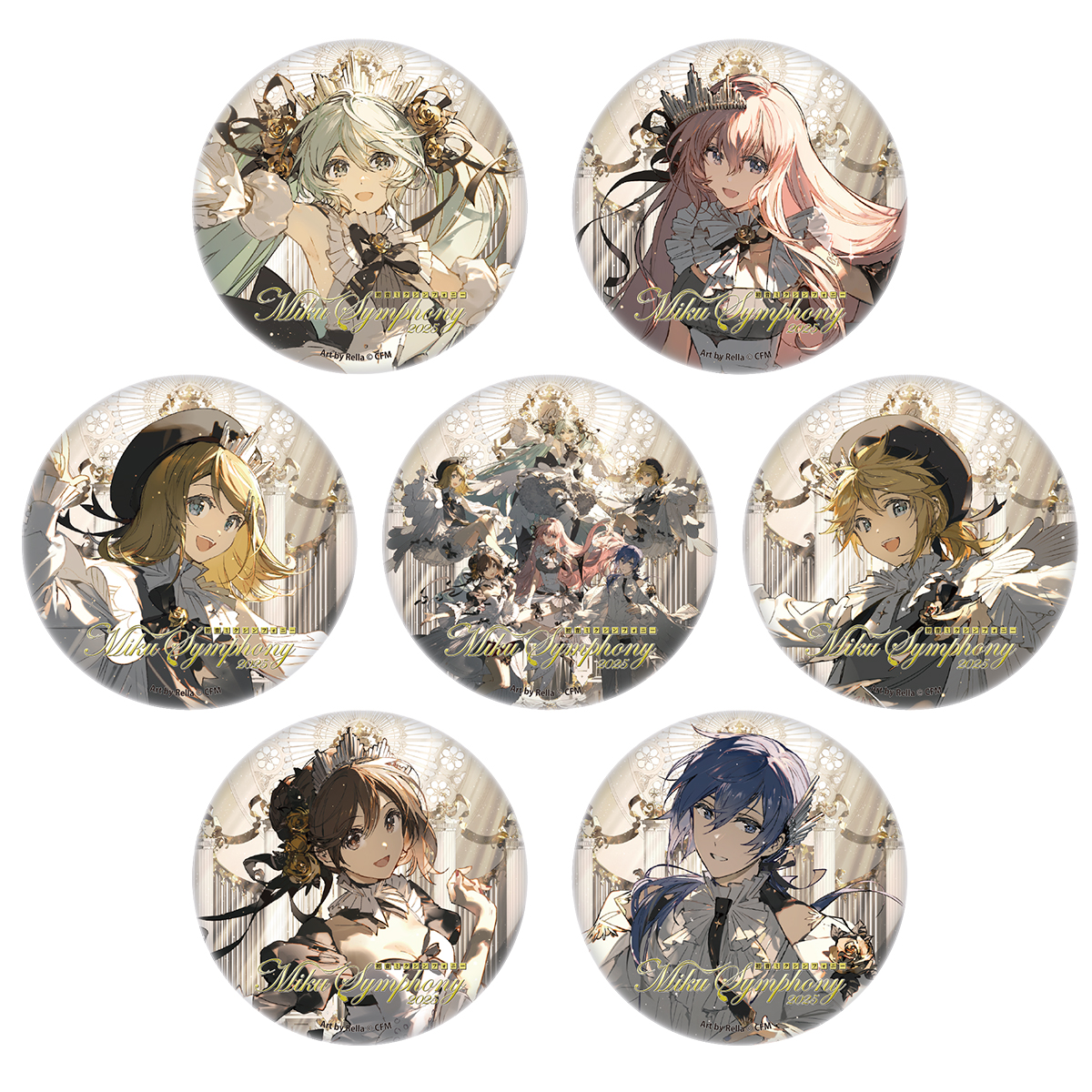 初音ミクシンフォニー2025 トレーディング缶バッジ(横浜、神戸公演ver
