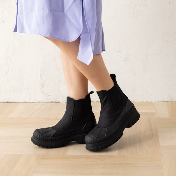 ガニー ブーツ チェルシーブーツ サイドゴアブーツ ブラック