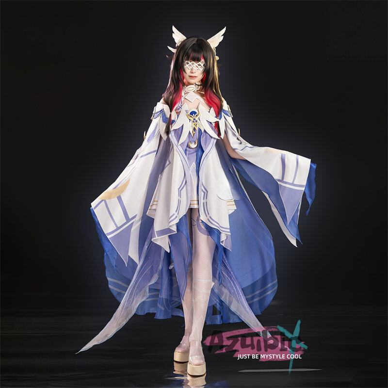 Azuiblc 原神コスプレ衣装 コロンビーナ(少女) 3D樹脂製パーツ 髪飾り