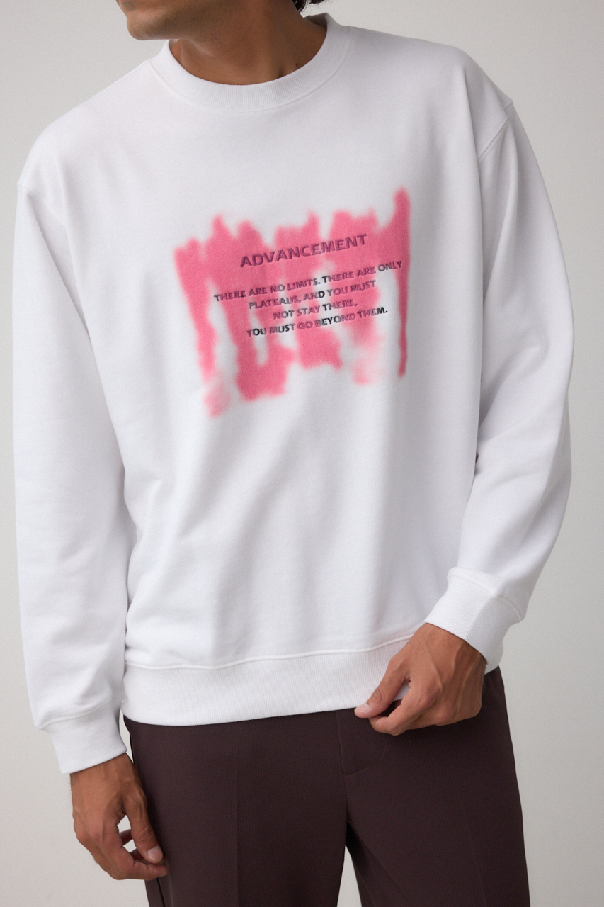 スプレー柄スウェットトップス｜MEN｜251IAT90-1281｜AZUL BY MOUSSY