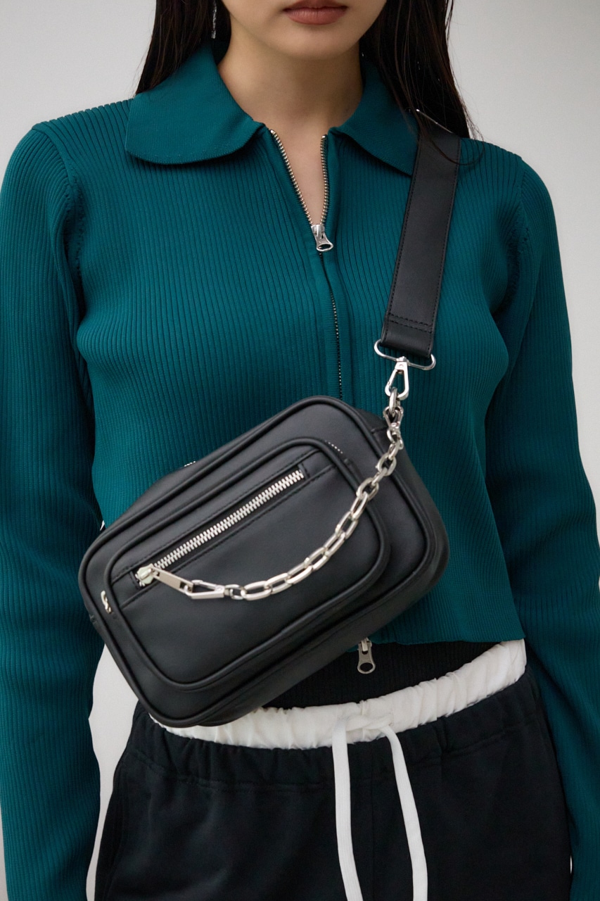 アウトポケットスクエアショルダーバッグ｜WOMEN｜250ISC55-144J｜AZUL