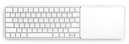 Apple純正キーボードとトラックパッドを一体型デバイスに変える