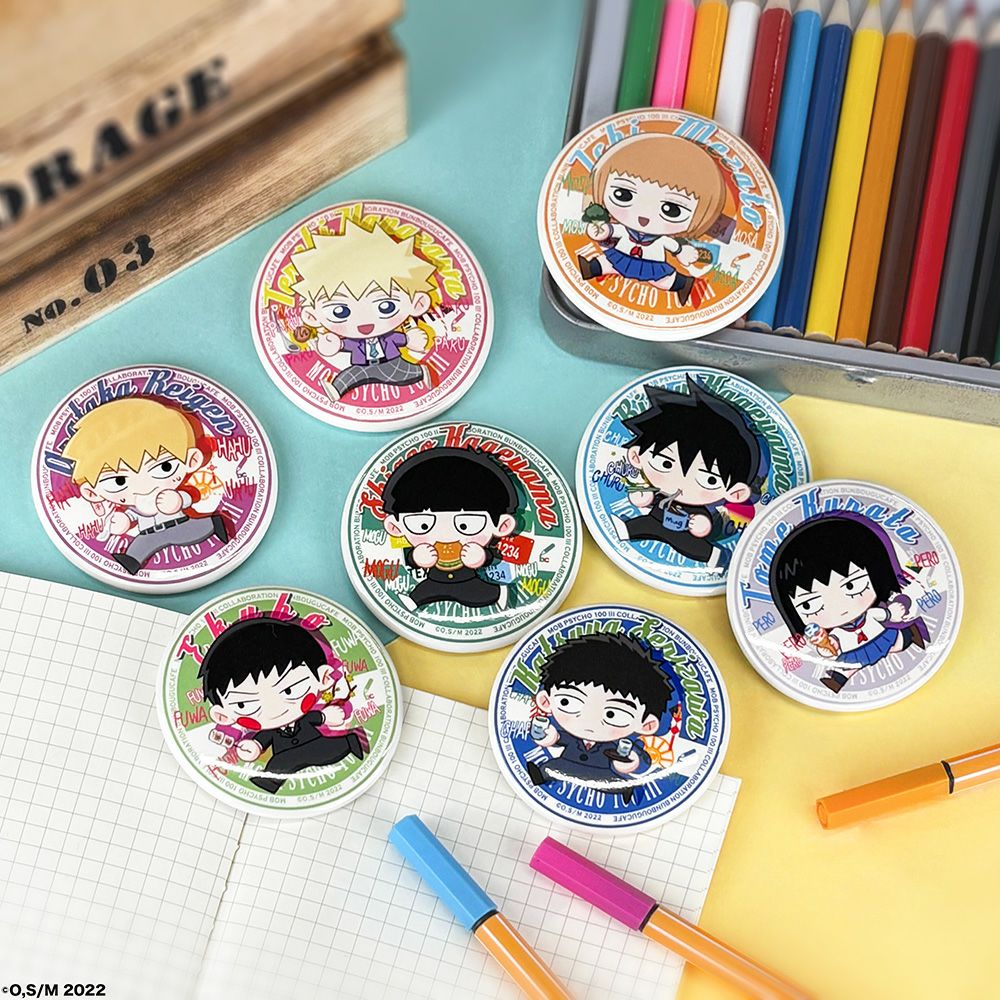☆モブサイコ 卒業 トメ 缶バッジ セット モブサイコ 卒業 トメ 缶
