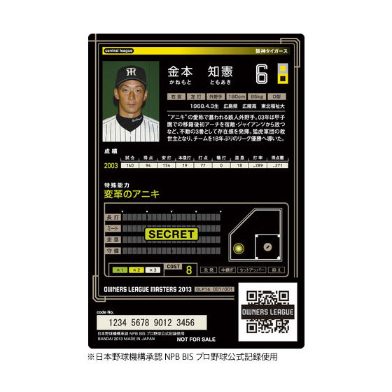 送料無料】デジタルグレードマスター 金本 知憲 | フィギュア | アニメ