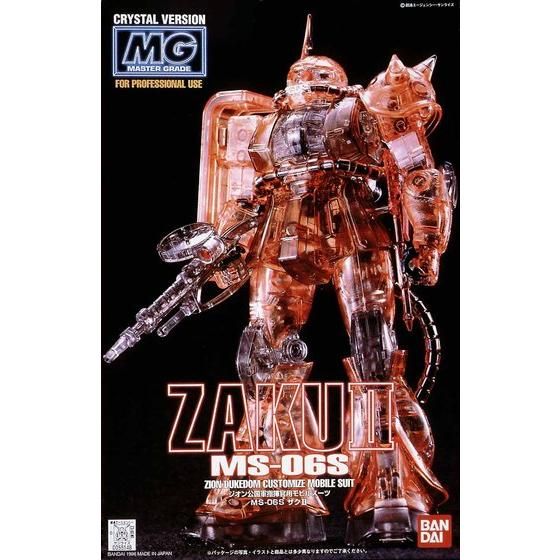 MG 1/100 クリスタルモデル MS-06S ザク2│株式会社BANDAI SPIRITS