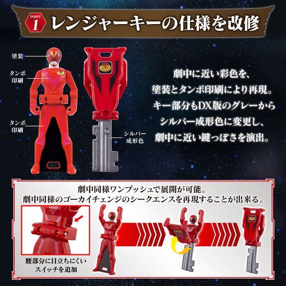 海賊戦隊ゴーカイジャー「レンジャーキー -MEMORIAL EDITION- 35レッド