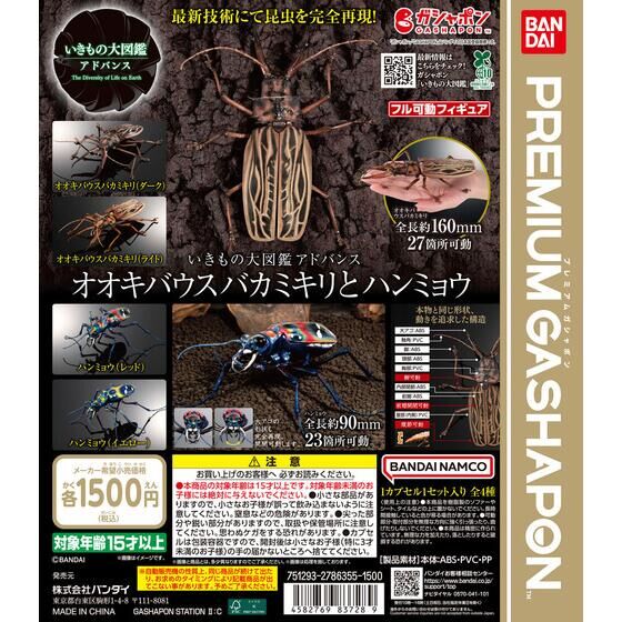 いきもの大図鑑アドバンス オオキバウスバカミキリとハンミョウ