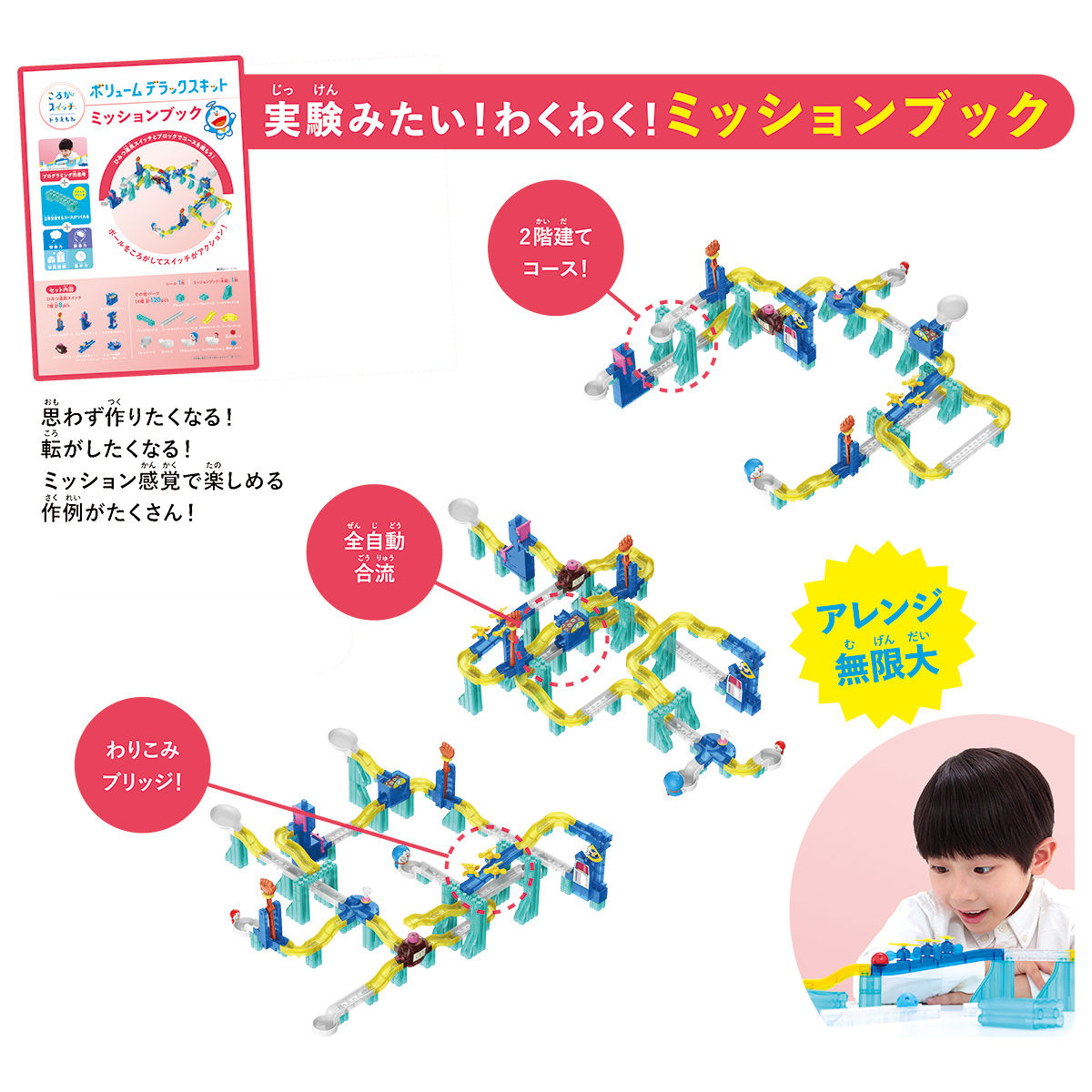 ころがスイッチドラえもん ボリュームデラックスキット | BANDAI TOYS