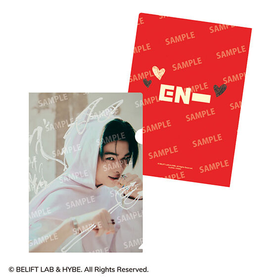 フラットガシャポン】ENHYPEN クリアファイルコレクション｜ガシャポン