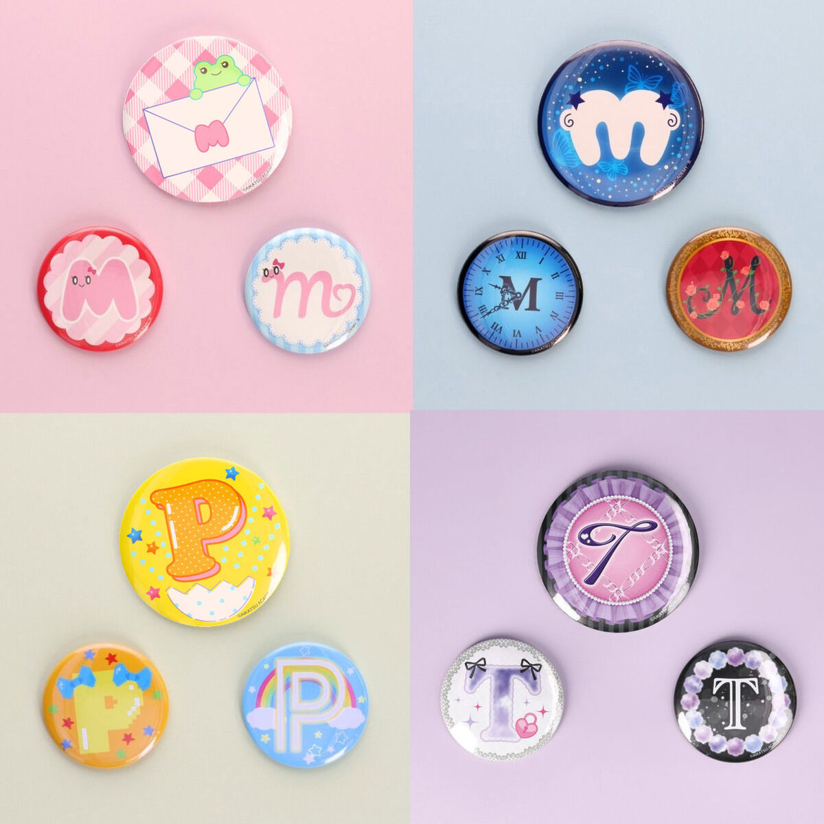 凛堂たいむ追加！】アイカツアカデミー！コーディネート缶バッジセット