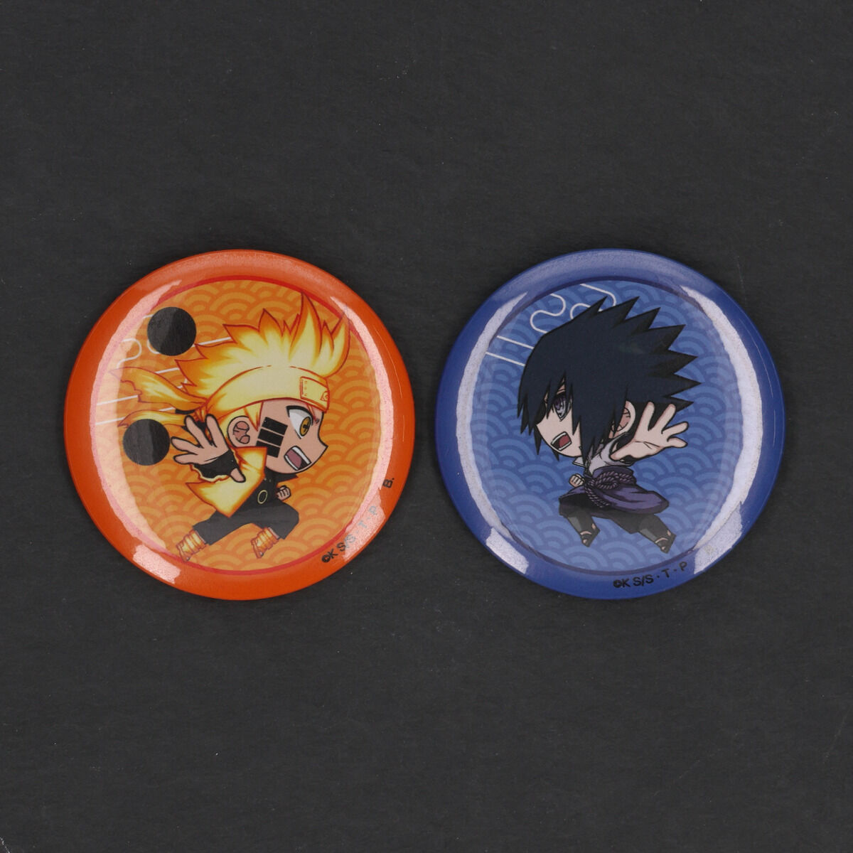 NARUTO 走るデフォルメシリーズ ナルトvsサスケ 缶バッジ（全8種）【26