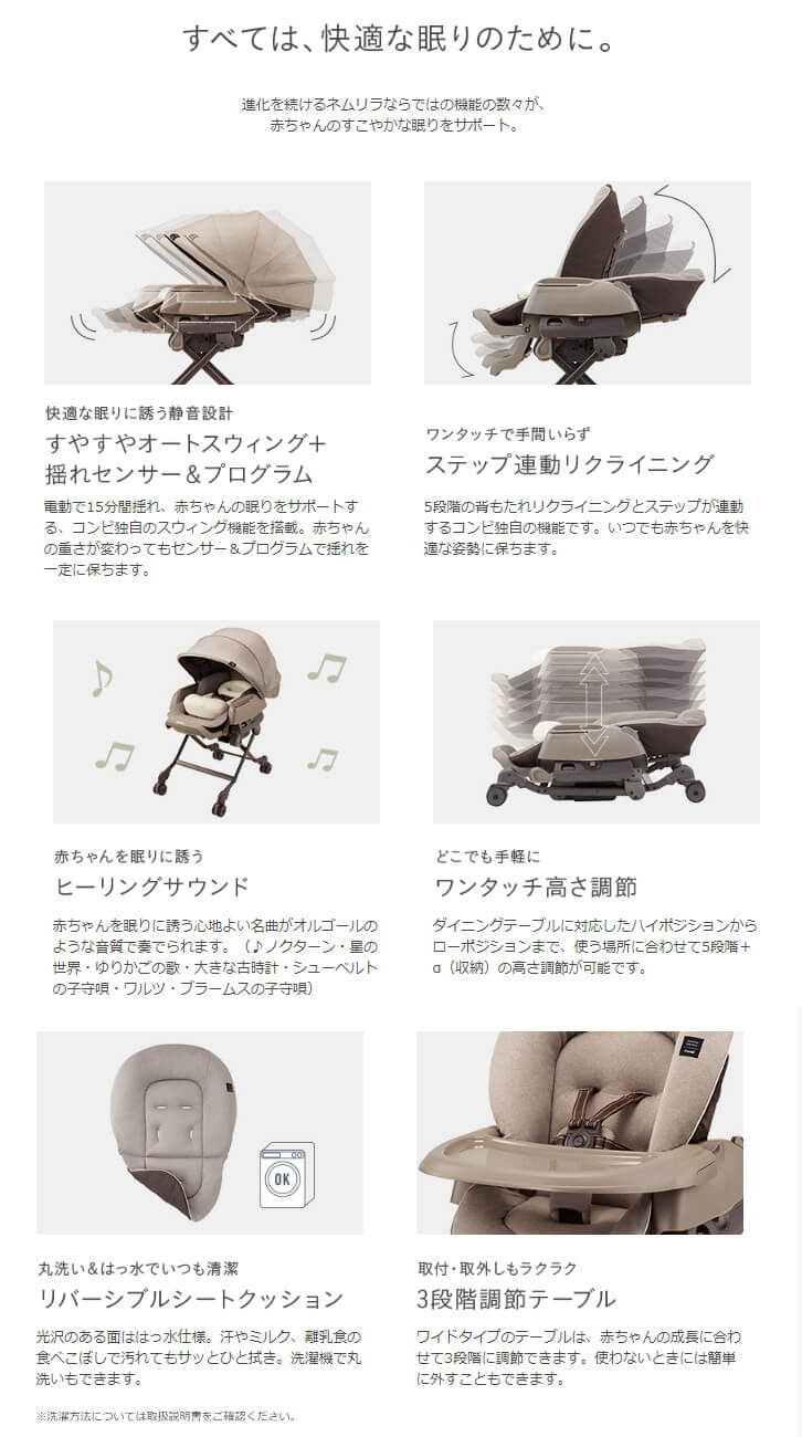 ホワイトレーベル ネムリラ AUTO SWING BEDi EG カカオブラウン №37023