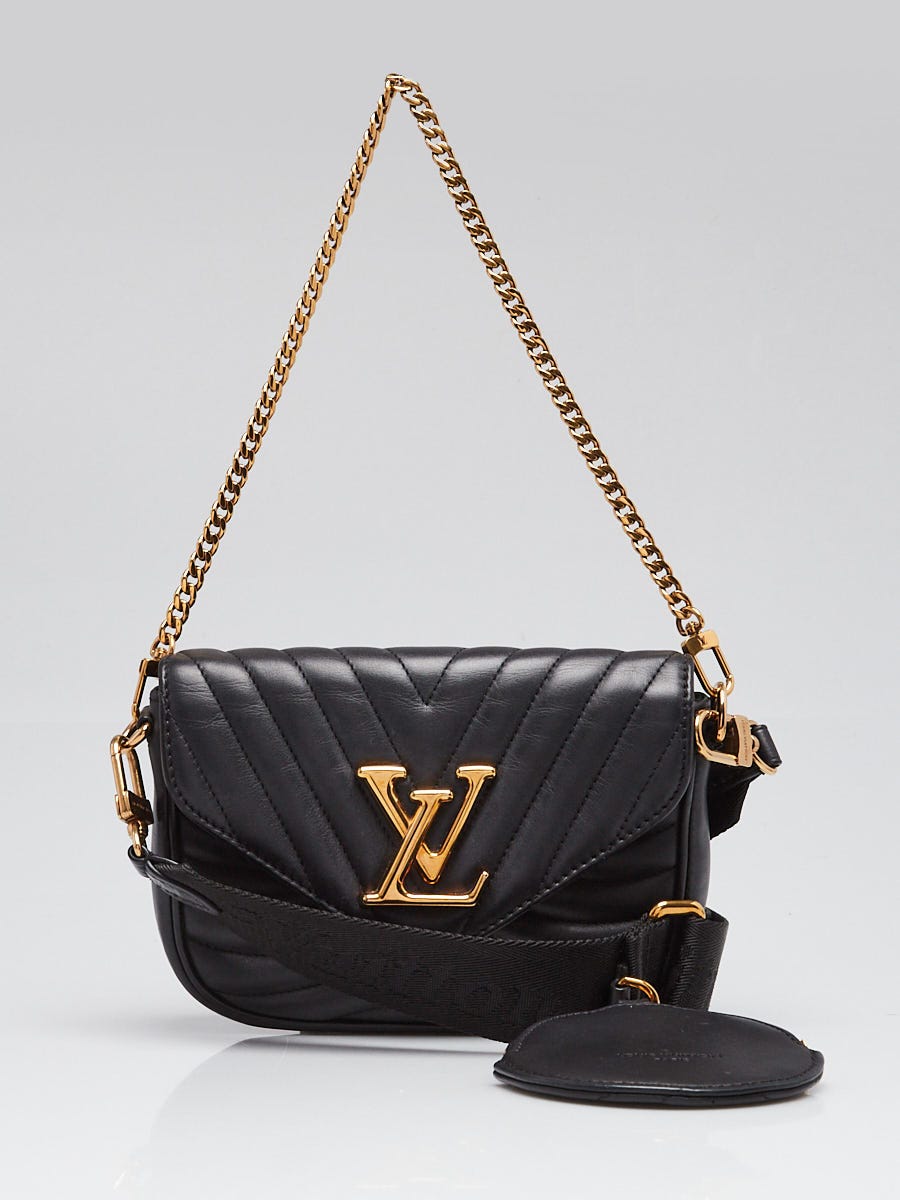 Louis Vuitton Black Quilted Leather New Wave Multi-Pochette Bag