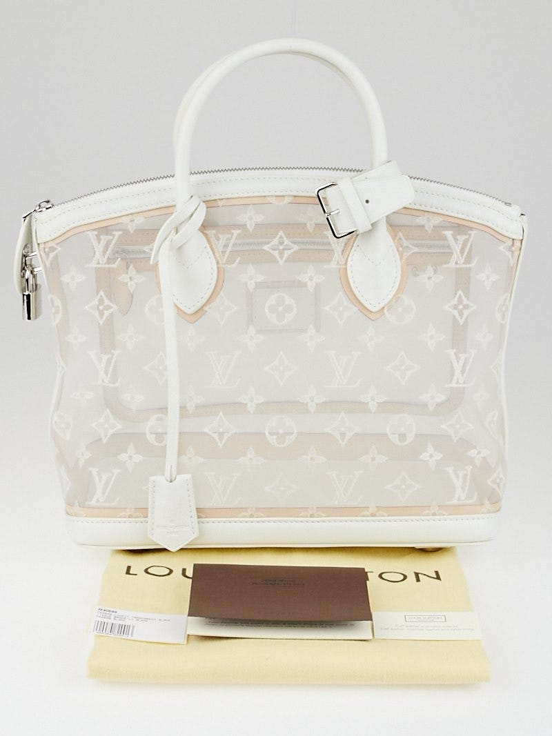 Louis Vuitton Limited Edition Monogram Transparence Lockit Bag