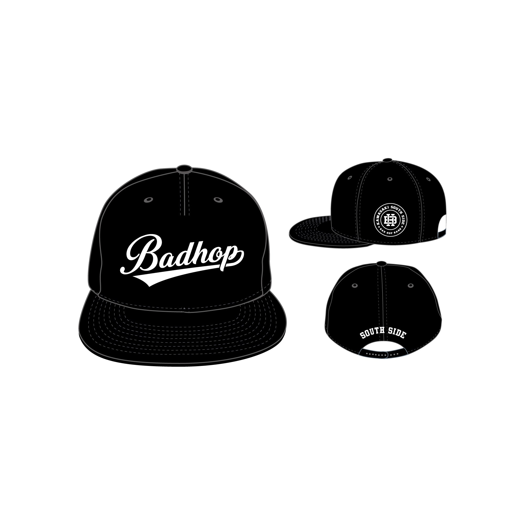 BH BASEBALL CAP / BLACK – BAD HOP オフィシャルサイト